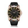 ONOLA brand unique quartz watch man luxury rose gold leather cool gift for man watch fashion casual waterproof Relogio Masculino9598520