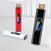 좋은 다채로운 USB주기 충전 라이터 windproof 휴대용 미니 디스플레이 빛 담배 파이프 담배 파이프에 대 한 혁신적인 디자인