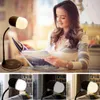 Lautsprecher 3 in 1 Flexible LED-Schreibtischlampe USB-Aufladung mit kabellosem Ladegerät Bluetooth-Lautsprecher Tischleuchte Smart Touch Dimmer Beleuchtung Telefon c