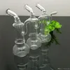 Transparent bärbar specialformad glas vatten tobaksflaska Partihandel Bongs oljebrännare rör vattenriggar rökning