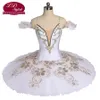 Vit Professionell Ballett Tutu Steg Slitage Vuxen Svan Lake Performance Dancewear Kvinnor Ballett Dance Tävling Kostymer Tjejer Ballett Kjol