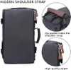 Мода Unisex Travel рюкзак для ручной работы на рейс Ударенный уход Услуги Duffle Knaxack Canvas Rucksack Schoolbag Fit 16-дюймовый ноутбук