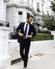 2020Handsome Мужчины свадебные костюмы Slim Fit Жених Формальная одежда Лучшие мужские смокинги Groom Бизнес Мужские костюмы (куртка + Pant)