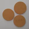 Classic Round Plain Cork Coasters Trä Kopp Mat Dricka Bordsplatta Kaffe Tea Koppar Mats Hem Kök Bar Verktyg Customizable Logo DBC BH2781