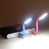 الصمام ضوء مصباح المصغرة المحمولة USB 6LEDs السوبر مشرق كتاب ضوء مصباح القراءة ضبط زاوية إضاءة مرنة لأجهزة الكمبيوتر المحمول المحمول السلطة