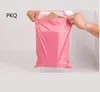 Bolsas de courier rosa de 100pcs de tamanho grande adesivo de plástico saco de remessa poli small express envelope saco de mala