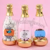 12PCS Gold Plastic Champagne Bottle Favors Birthday Party Candy Boxes Bridal Shower Anniversary Supplies