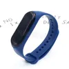 M4 Fitness Smart Bracelet IP67 étanche Moniteur de fréquence cardiaque Surveillance du sommeil smartwatch Bracelets Couleurs détachables pas cher 50pcs