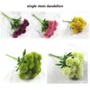 Single Stem Dandelion Plastic Artificial Dandelion Holiday Festival Wedding Party Table Decorations 25cm Fake Dandelion Home Decorations