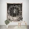180 x 230 cm Tarot-Wandteppich, die Sonne, der Mond, der Stern, Wandteppich, mittelalterliches Europa, Wahrsagerei, Wandbehang, geheimnisvoller Wandteppich für Zimmer