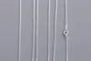 Мода высокого качества 925 Стерлинговые серебряные ожерелья для женских модных серебряных горошек Ожерелье дизайн бренда для пар