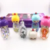 Protable Doll-stijl Mini Glas Mooie Alcohol Lamp voor Water Olie Rig Bong Pipe Glass Hookah Accessoires Gratis Verzending