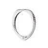 Разноцветная дуга любовного кольца женщин роскошные обручальные кольца наборы оригинальные коробки для Pandora 925 стерлингового серебра
