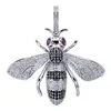 Хип -хоп ожерелья изысканная мода 18 тыс. Золотая медовая пчелиная ожерелья
