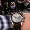 5 Style Topselling Excellent Wristwatches 46mm SuperOcean Heritage A13312121B1S1 Leather Bands VK Quartz Chronograph Work Mens Wat252B