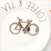 50PCS Destination Wedding Favors Copper Bicycle Bottle Opener in Gift Box Adventure Theme Party Giveaways Bike Beer Openers