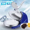 Ferramentas de sorvete LINBOSS Mini triturador de gelo Operado elétrico Fabricante de milk-shake de gelo raspado doméstico portátil pequena máquina de granizo ferramenta de cozinha