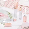 Empty Lipgloss Tube Bottles DIY Lip Gloss Mask Cream Containers Rose Gold Refillable Packing 20pcs/lot