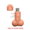 Cartoon Men Genitals Usb Flash Drive 128GB USB3.0 Divertente Pen Drive 4/8/16/32/64GB Memory Flash USB Stick Pendrive U Disk 3D PenDrive fai da te