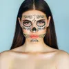 Engångsögonskugga Magic Eye Beauty Face Waterproof Tattoo Sticker för smink Stage Halloween Party Supplies H9879881