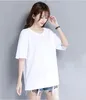 Kobietowa koszula sprzedaż mody panie tshirt krótkie rękawe styl femme tryb gorąca klasyczna bawełniana etykieta koszulka