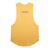 Tops Esporte Vest Basquete solto Elastic roupa da aptidão de musculação do GMY de alças sem mangas dos homens camisas de algodão Coletes Homens