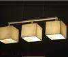 Современная привели подвесные светильники люстры для кафе бара клуб ресторана отеля нового творческого художественной ткани кулон MYY освещения