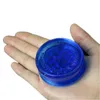 60MM Plastic Grinder Tabacoo Herb with Magnet 3 Layers Parts Smoking accessories Blank Color Shaped