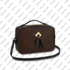 M44593 M43555 SAINTONGE MINI Tofsväska Clutch messenger dam äkta läder designer fyrkantigt paket handväska crossbody kvällsaxelväska handväska