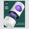 USB Mosquito Killer Lamp LED Photocatalyst Vortex Sterke zuiging Indoor Bug Zapper Repellent UV-lichte val voor het doden van insect