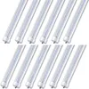 Voorraad in US + 6000K 8FT LED TUBE T8 Enkele PIN FA8 45W LED Fluorescerende buis Vervanging 8FT 8 Voetbollen Lamp SMD2835 LED Lamp Licht