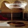 Moderne woonkamer acryl kroonluchter hotel lobby restaurant slaapkamer luxe-vormige decoratieve licht myy