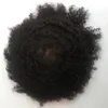 Onda de 8 mm Toupee Human Toupe Lace Swiss Full for Black Men Substitui System de 810 polegadas Defre