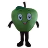 Профессиональный пользовательские мало Красное Яблоко талисман костюм мультфильм зеленый яблоко фрукты характер одежда Хэллоуин фестиваль партии необычные платья