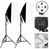 Freeshipping Photo Studio Kit Photography Lighting 2PCS * 4ソケットランプホルダー+ 2ピース* 50 * 70cmソフトボックス+ 2個* 2mライトスタンドフォトソフトボックス