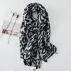 大型女性Leopardプリントスカーフタッセルスカーフ180 * 100cm春秋のショールの襟綿とリネンカバーアップイスラム教徒のハイジャブ