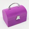 Gift Wrap Women Earrings Rings Jewelry Packaging Boxes Portable Velvet Necklace Box With Handle1