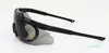 luxury- 남성 선글라스 군사 3 개 렌즈 안전 안경 전술 육군 고글 TR90 프레임 야외 사냥 전투 전쟁 게임 오토바이