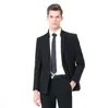 2019 Новые Slim Fit жених смокинги Groomsmen One Button черный сторона Vent свадьба Best Man костюм мужские костюмы (куртка + брюки)
