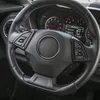 Отделка рулевого колеса из углеродного волокна, 4 шт., для Chevrolet Camaro 17+, автомобильные аксессуары для интерьера