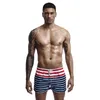 Pojke badkläder man sexig sommar simning shorts kreativ design badstammar maillot de bain strand slitage mode