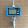1000KG 1Ton Mini Crane Scale Portable Digital Stainless Steel Hook Hanging Scales Loop Weighing Balance Green LCD Backlight