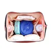Designer blöja väska lyx blöja väska ryggsäck stor kapacitet mummy moderskap nappy väskor mamma resa backpacks baby care handväska 8 färg 4153