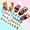 Nouveau bricolage Nail Art décoration manucure Style Vintage ongles autocollants yeux décalcomanie dessin animé animaux autocollants pour ongles Accessoires