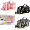 Diaper Bag for Girls and Boys - Large Capacity Baby Bag - Nappy Bag - Diaper Tote Set 5 Pieces