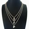 Beyou Grieks Sorority aka letters Multilayer Chain Custom Necklace4183091