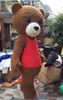 2019 Factory new Tedy Costume Adult Fur Teddy Bear Mascot Costume1701