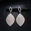 Classical Large Drop Earrings Bride Teardrop Shape Crystal Earrings for Women Rhinestone Dangle Wedding Earring Jewelry7769022