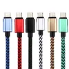 Quick charging cord type c Micro usb Cables 1m 2m 3m Thicker braided cable for samsung s8 s9 s10 note 10 htc lg android phone