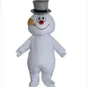 2019 High quality hot sale Hottest Frosty Snowman Mascot Costume Walking Adult Cartoon Clothing Free Shipping